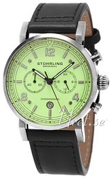 Stührling Original Aviator Aviator Zielony/Skóra Ø42 mm 583.02