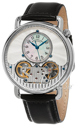 Stührling Original Legacy Legacy Srebrny/Skóra Ø42 mm 693.01