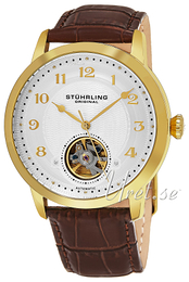 Stührling Original Legacy Perennial Srebrny/Skóra Ø42 mm 781.03