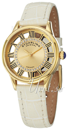 Stührling Original Symphony Winchester Żółte złoto/Skóra Ø32 mm 890L.02