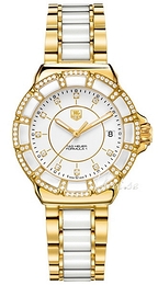 TAG Heuer Formula 1 Ladies Biały/Stal w odcieniu złota Ø36 mm WAH1222.BB0866