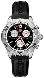 TAG Heuer Aquaracer Chronograph Czarny/Guma Ø41 mm CAF1110.FT8010