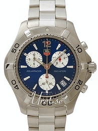 TAG Heuer Aquaracer Chronograph Niebieski/Stal Ø41 mm CAF1112.BA0803