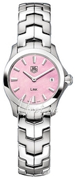 TAG Heuer Link Damklockor Różowy/Stal Ø24 mm WJF1412.BA0585