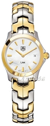 TAG Heuer Link Damklockor Biały/Stal Ø24 mm WJF1450.BB0584