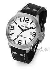 TW Steel Icon Biały/Skóra Ø50 mm TW621
