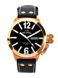 TW Steel Ceo Canteen Czarny/Skóra Ø45 mm CE1021