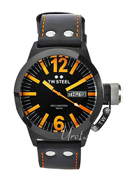 TW Steel Ceo Canteen Czarny/Skóra Ø45 mm CE1027